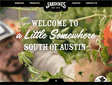 Tablet Screenshot of jardinefoods.com